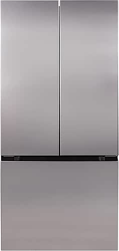 Avanti French Door Refrigerator with Bottom Freezer 30-Inch Wideâ€‹, Frost