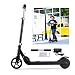 Magic Way Patinete Eléctrico Niños 5" Motor 120W Batería 36V 2,2AH Velocidad Máx 6KM / H Autonomia Máx 8KM Altura Ajustable Regalos para Niños Negro