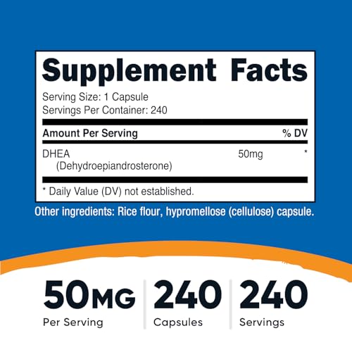 Nutricost DHEA 50 mg Capsules