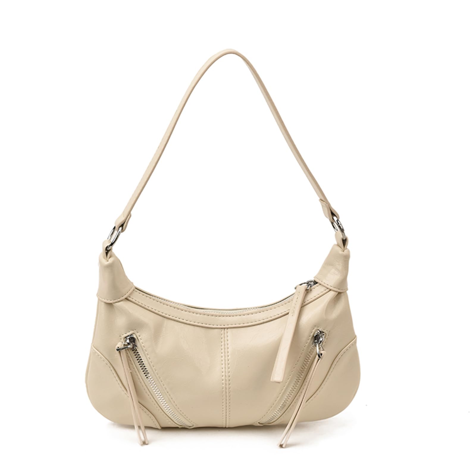 Sac sous les bras avec glands décoratifs et sangle réglable en PU - 8