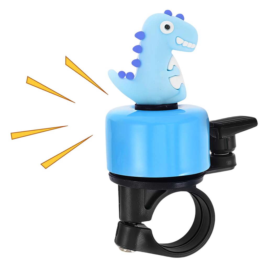 Proberos® Kids Bicycle Bell, Cartoon Dinosaur Bike Bell, Lightweight Steel Bicycle Bell, Cycle Bell for Bicycle for Boys & Girls, Ultra Loud, Cycle Horn for Kids Bikes, Scooters, Tricycles-image-23