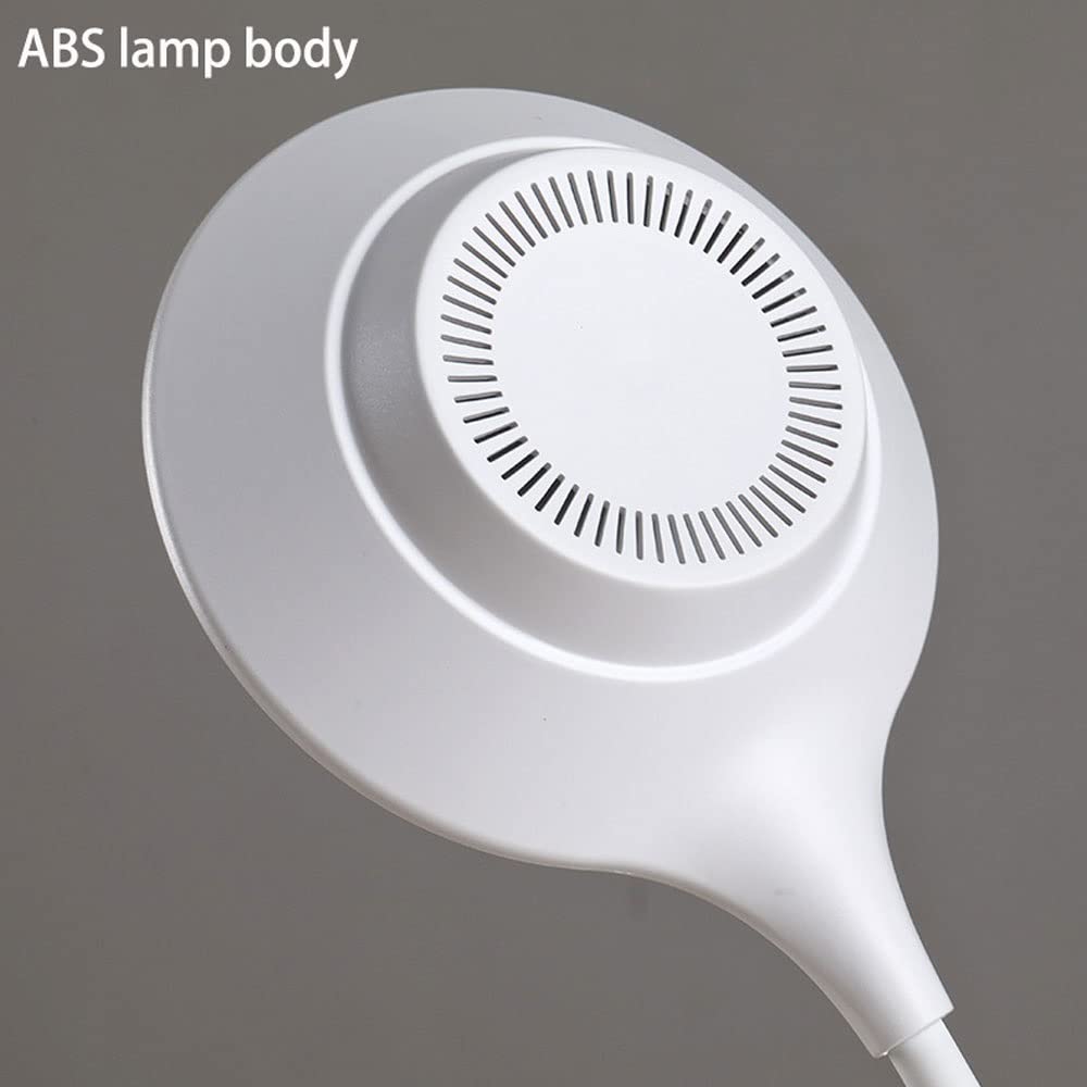 Lampe de bureau LED, lampe de bureau de lecture, 3200K-6500K, gradation continue, interrupteur tactile, lampe de travail de protection des yeux for l'étude, la lecture, l'artisanat, la couture, le tra