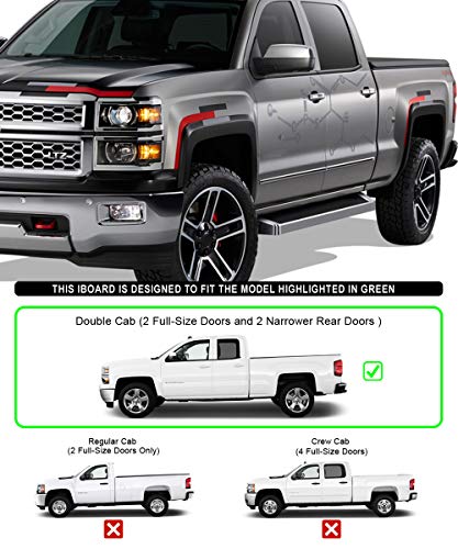 Estribos Running Boards Tuxtreme para Chevy Silverado miniatura 2