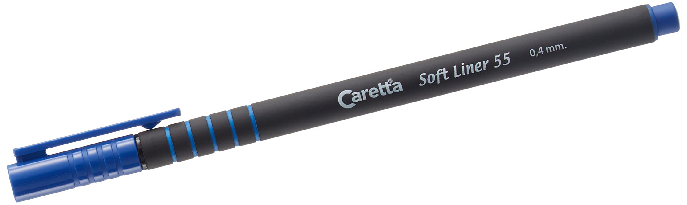 Caretta Soft Liner 55 Fineliner Kalem, Koyu Mavi, 0.4 mm