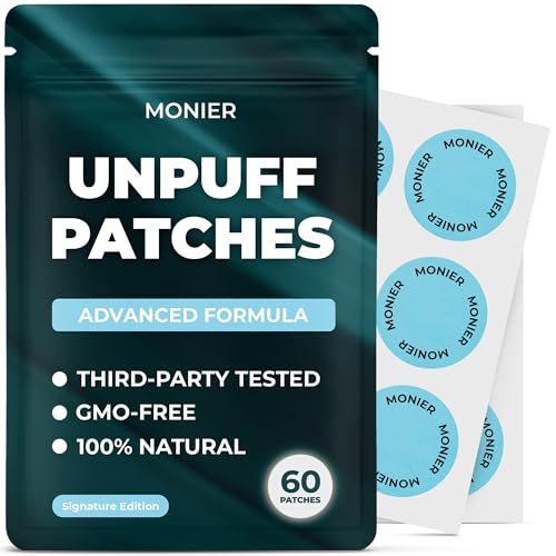 MONIER Unpuff Patches | with Dandelion & Ginger | Bloating Water Retention & Digestion | 60 Days Supply