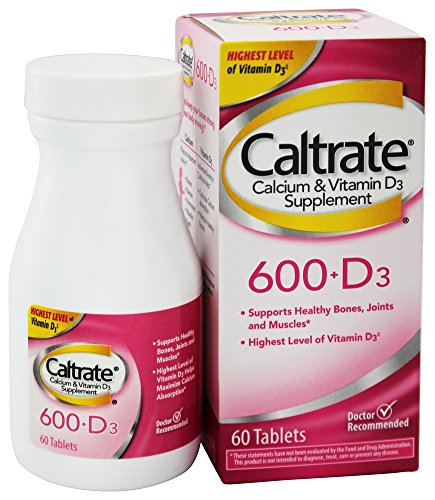 Caltrate - 600 Plus D Calcium Supplement 600 mg. - 60 Tablets