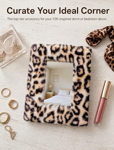 Espejo de Maquillaje Pequeno Rectangular Multicolor miniatura 7