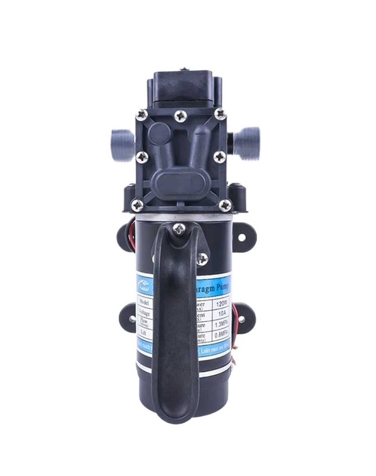 CUDTAPI 120W 130PSI 10L/Min High Pressure Electric Diaphragm Self-priming Pump Sprayer(3210YD,Onecolor)