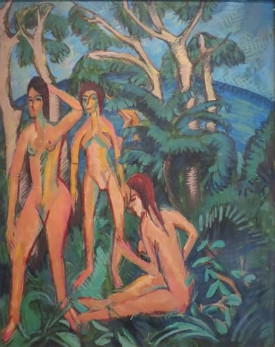Ernst Ludwig Kirchner affiche au soleil Moritzburg pour corriger un mur de salon vide