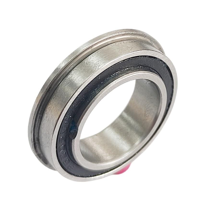 SUOFEILAIMU 1pcs Flange Bearing F6802-2RS-MAX / F6802-2RS-MAX-EE ABEC-3 Bicycle Frame Pivot Repair Parts Full Ball Bearings(F6802-2RS MAX-EE)