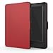Produktbild MoKo Hülle für Kindle 8 Generation - Die dünnste und leichteste Schutzhülle Smart Cover mit Auto Sleep/Wake für der Neue Amazon Kindle (8. Generation - 2016 Modell) 6 Zoll eReader, Rot