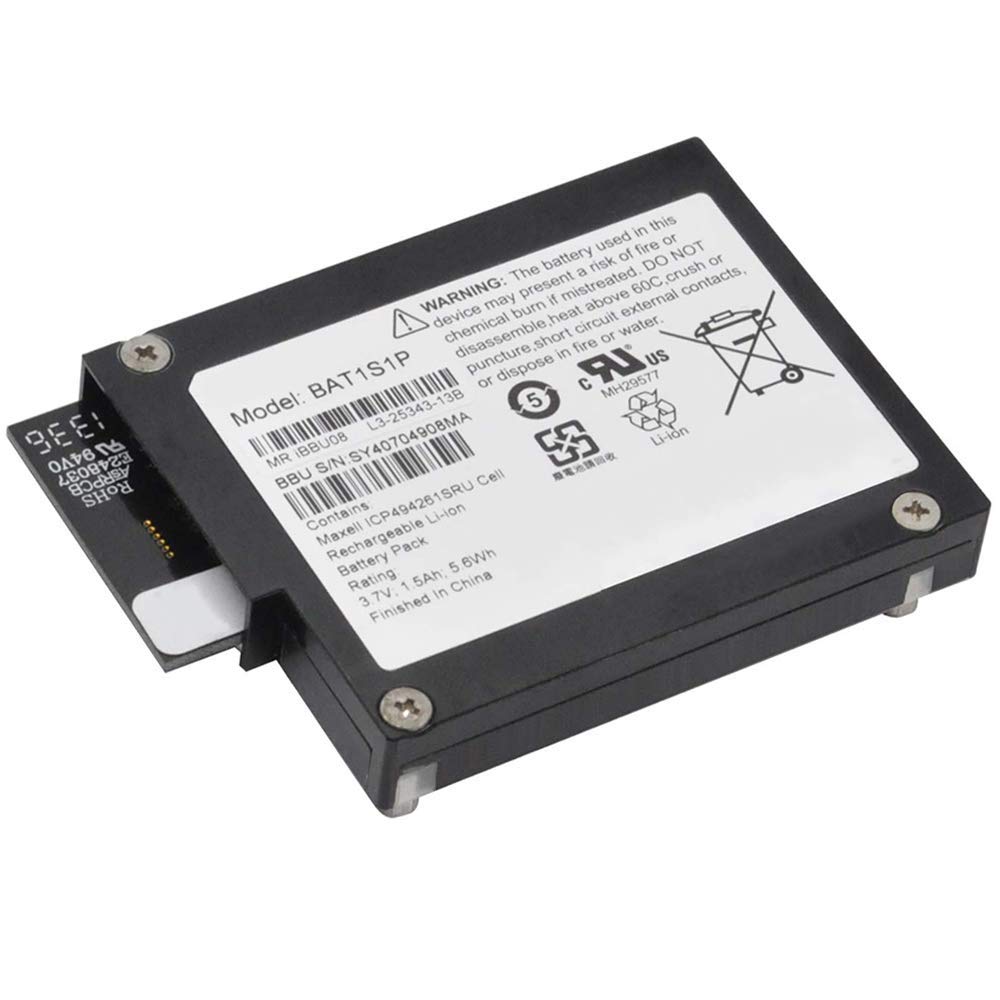 5.9Wh BAT1S1P Batería para LSI MegaRaid SAS 9260-8i 9280-8i IBM Logic BBU-iBBU08 Raid 81Y4451 M5000 M5014 M5015 M5016 M5110 MR10I Series Controllers 3.7V 1590mAh