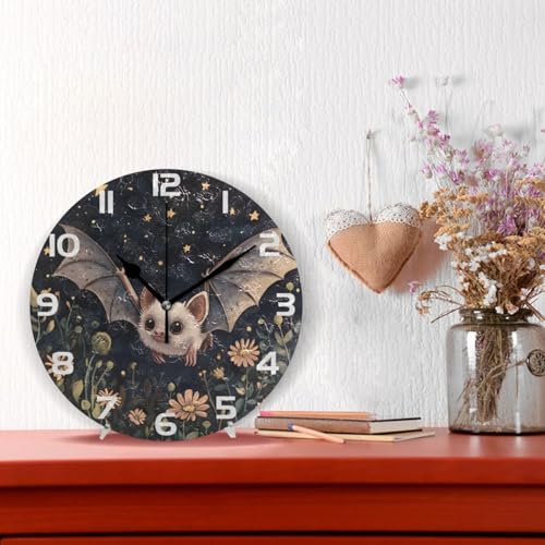 Reloj de pared analógico redondo ALAZA 9.4 in miniatura 2
