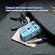 SONICAKE Line Selector AB Schalter Mini Gitarren Effektpedal True Bypass mit Buffe Schalter Buffer ABY