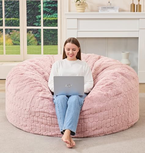 Image of Hobestluk Adults Bean Bag Chair 5FT Big BeanBag Chair Giant Large Oversized
