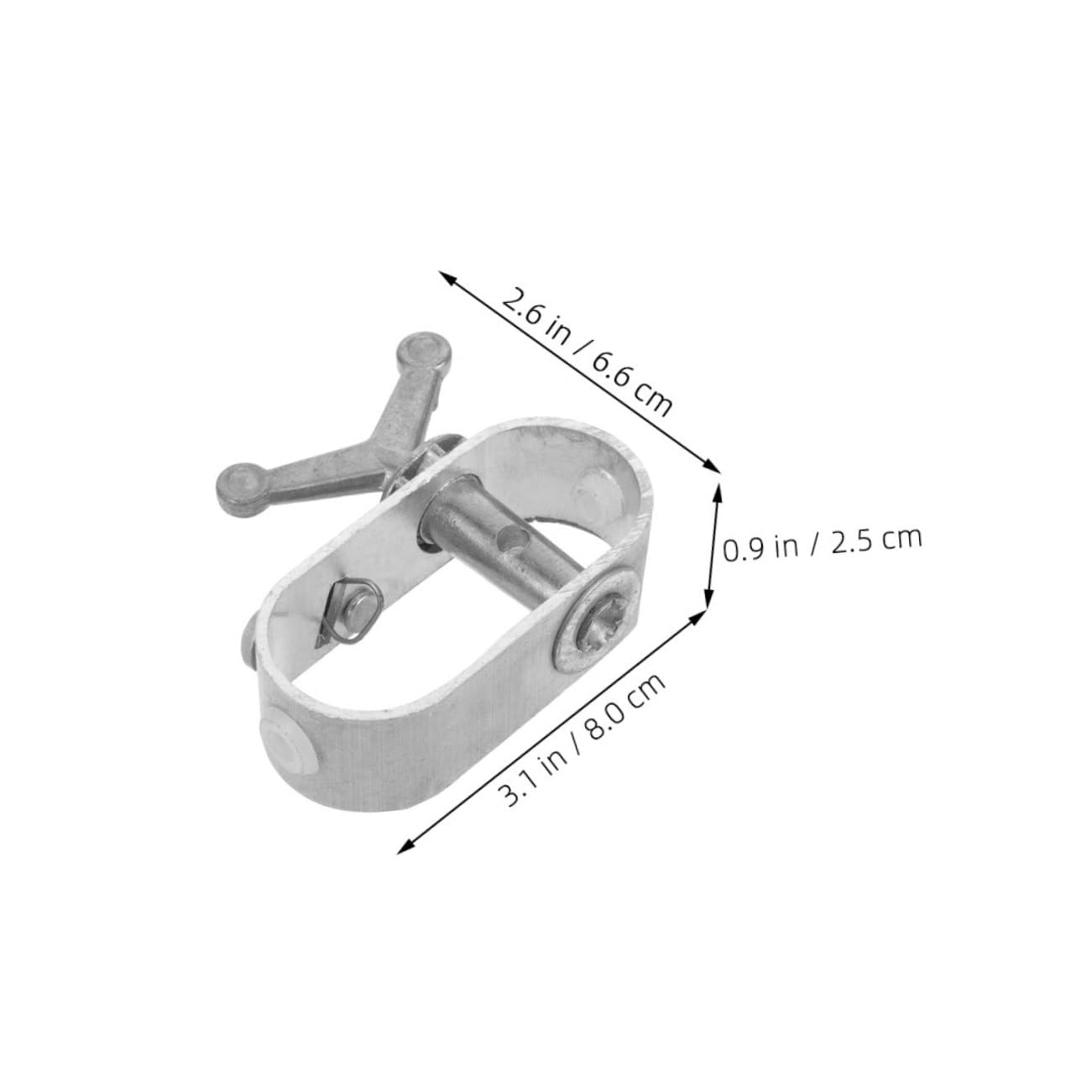 SEWOART 6pcs Wire Tensioner Clamp: for Greenhouse Steel Cable Durable Metal Wire Cable Tightening Tool for Farming and Gardening Applications