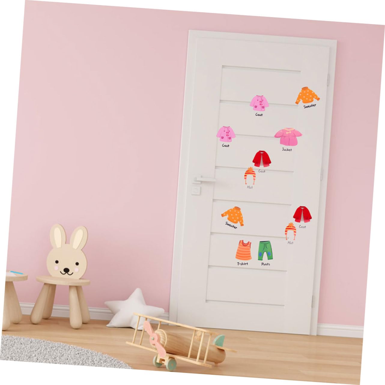 UPKOCH 8 Set Adesivi per Classificazione Abbigliamento Etichette per Decorativo e Organizzazione per Facile Applicare e Leggere
