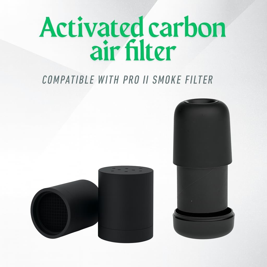 Nispira Spoof PRO II PRO 2 Smoking Indoor Replacement Cartridge, Up to 500 Uses, for Trapping Smoke Filter Pro II, 6 Packs