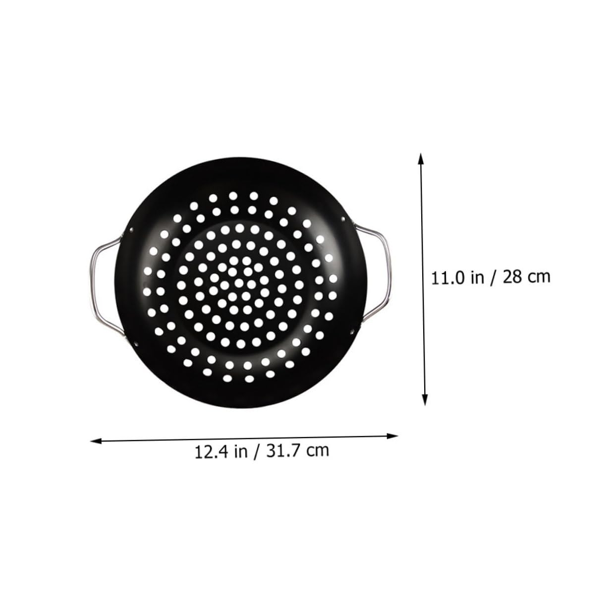 VANZACK Plancha Para Barbacoa Carbono Placa Antiadherente Para Barbacoa Para Cocinar Carne y Verduras La Parrilla