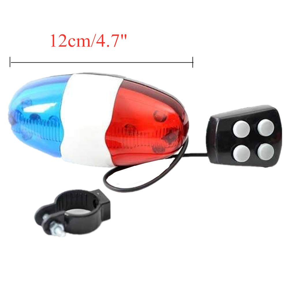 Campanello per bici Campanello per bici per adulti Bici da strada Corno per bici Corno elettronico per bicicletta Corno elettrico Campanello per sirena della polizia della bicicletta little surprise