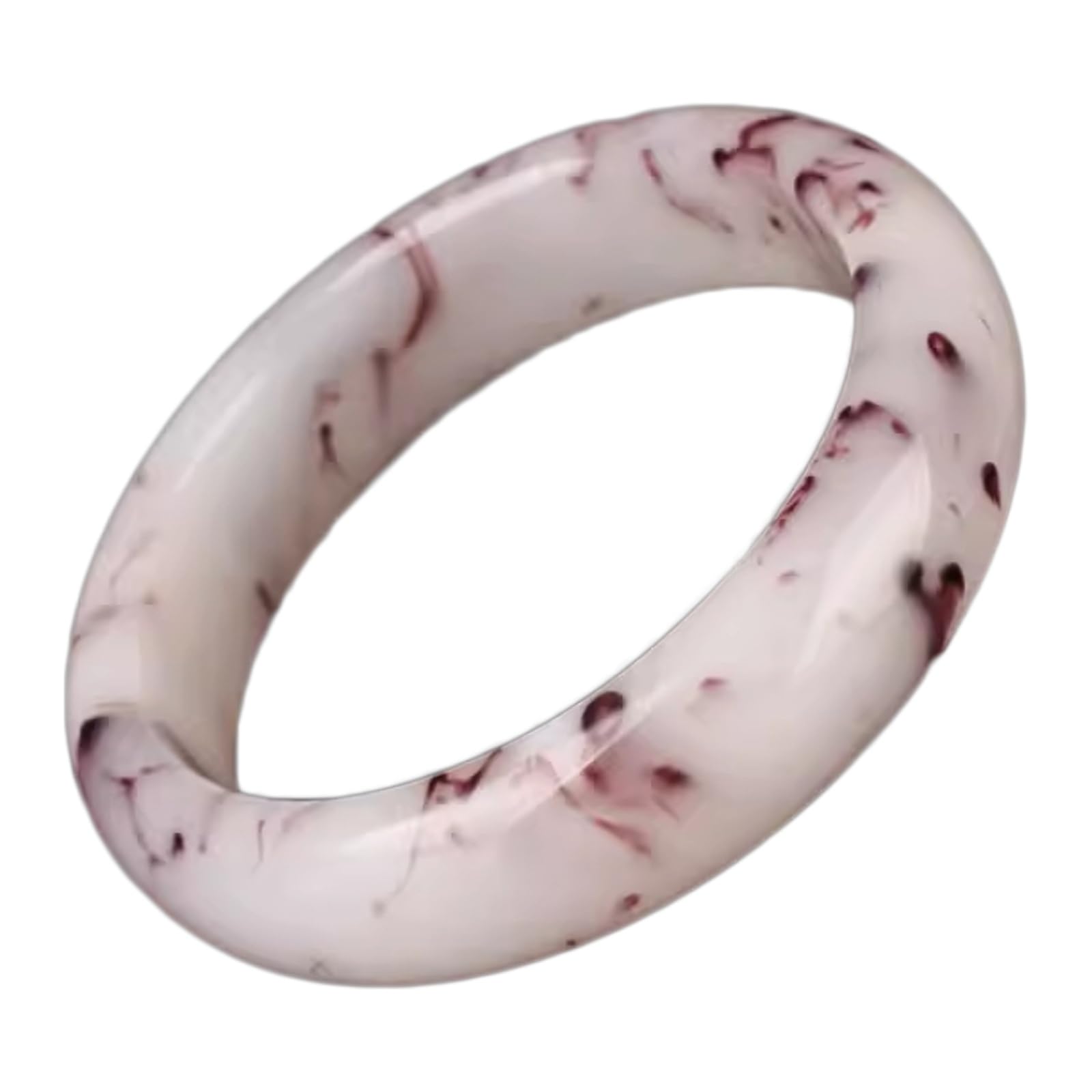 Bracelet jonc en jade à fleurs flottantes, le bijou de votre quotidien