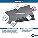Jamm Door Stopper |Bottom of Door Stop Wedge Holds Doors Open in Both Directions | Premium Non Rubber Non Slip Hardware | Standard Size | Dark Grey - 1 Pack
