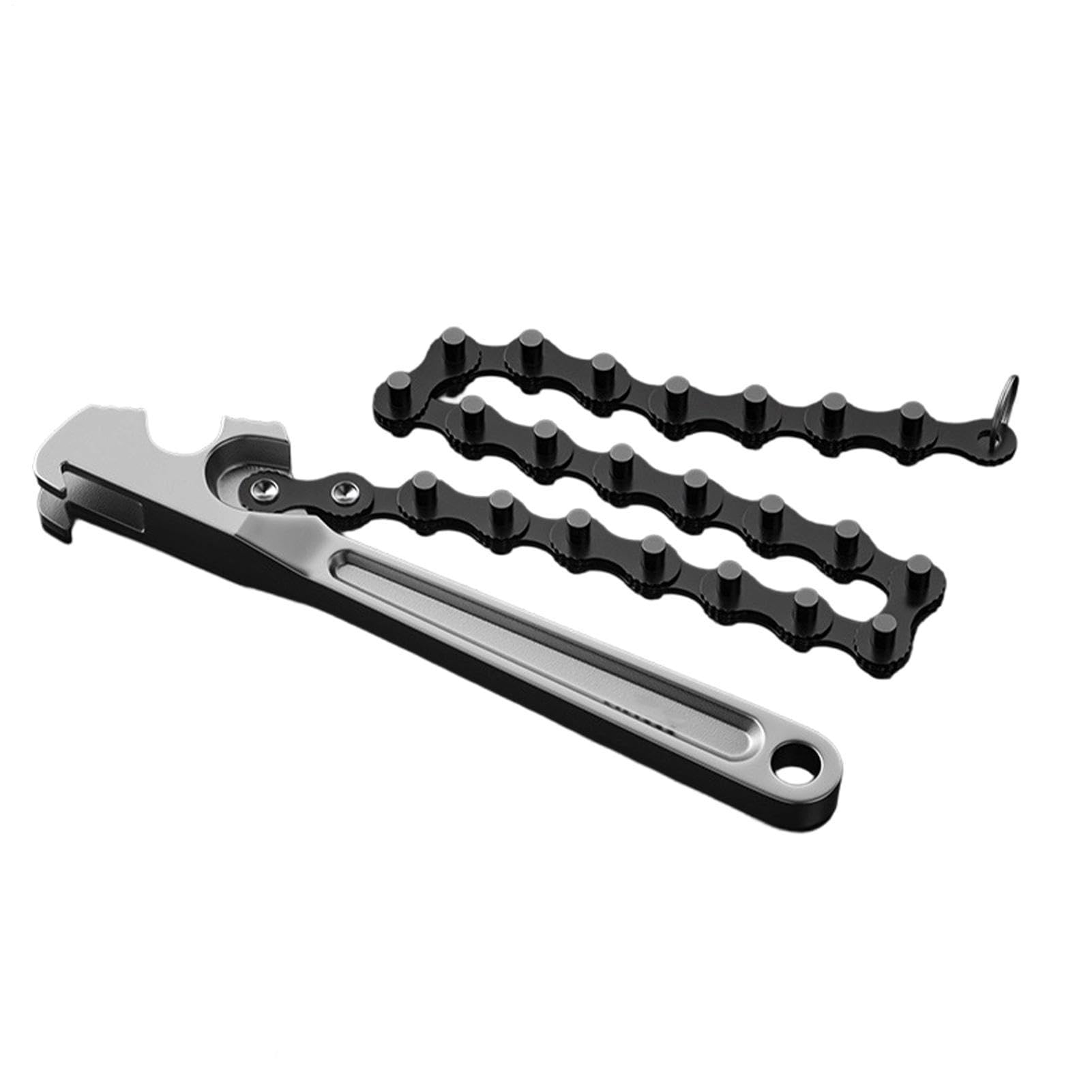 Llave de cadena de fontanería: herramienta de agarre de tubería industrial, controlador de torque resistente | Llave de abrazadera de acero robusta, dispositivo de taller ajustable, equipos de reparac