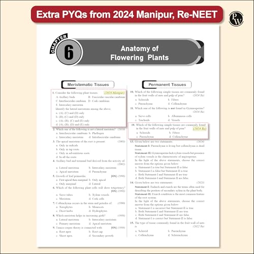 Image of PW 38 Years NEET Previous Year Solved Question Papers Physics, Chemistry and Biology PYQ Combo Set of 3 Books (2025 - 1988) Chapterwise Topicwise Solutions For NEET Exam 2026 [Paperback] PW