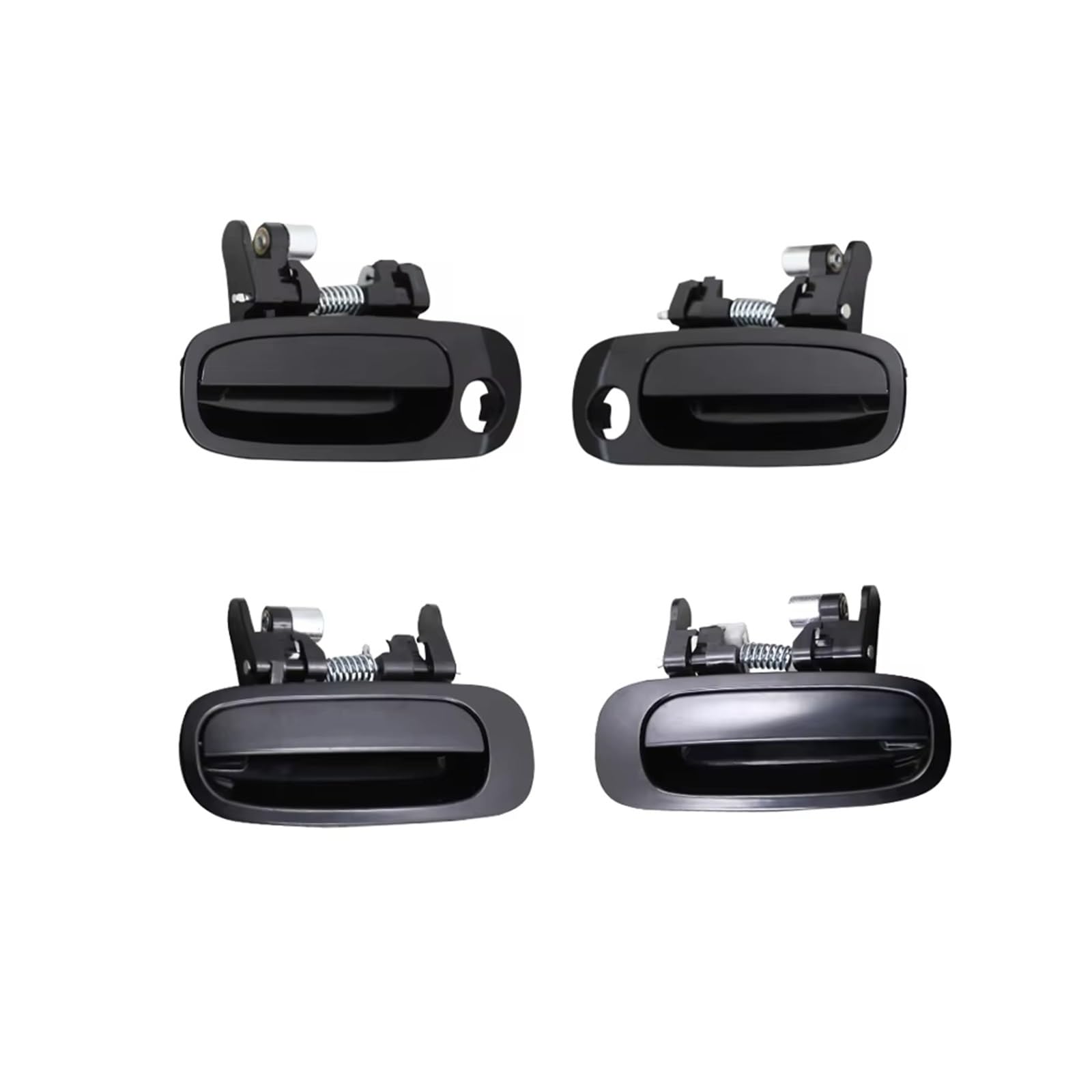 Zjyzyq One Color Car Sliding Outer Door Handle For Toyota For Corolla 1998-2002 Black Exterior Door Handle(4Pcs One Set)