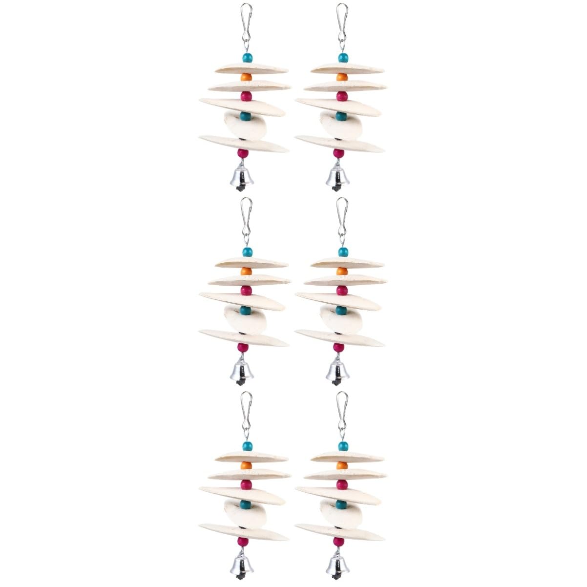 Didiseaon 6 Pcs Perroquet Os De Seiche Jouets De Dentition Os pour Escargots Perruche Os De Seiche Os De Câlin pour Oiseaux Os De Seiche pour Oiseaux Os De Seiche pour Perruches