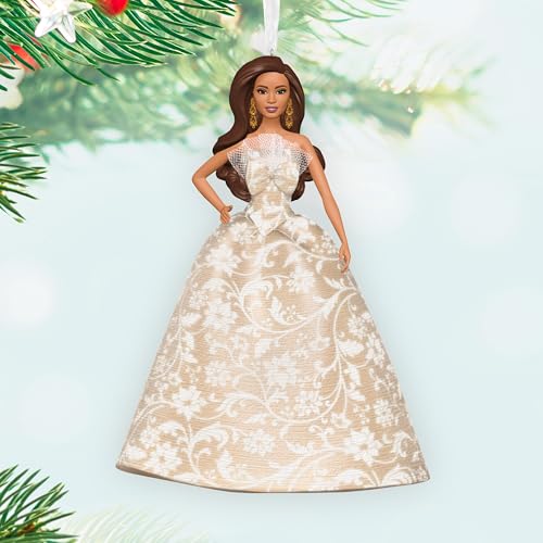 Figurine Barbie 2025 Noël : Déco Hallmark Latina - 4