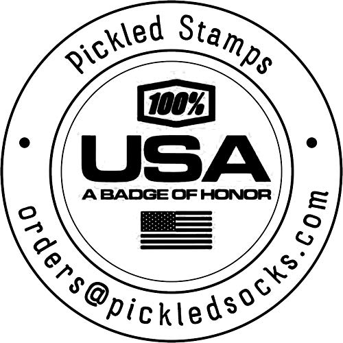 Pickled Stamps 5+ Designs To Choose! Business Logo Double Round Border Stamp thumb #5