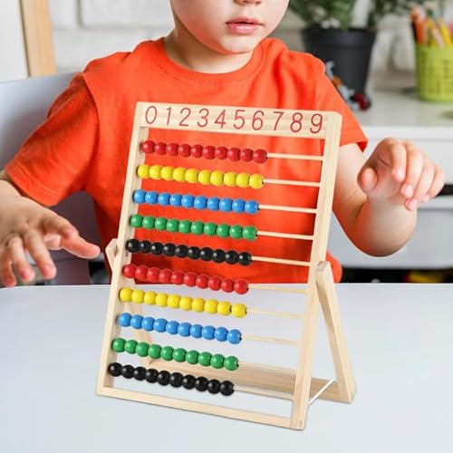 ábaco escolar 1 pçs ábaco brinquedo educativo manipuladores de matemática dez quadro conjunto ábaco