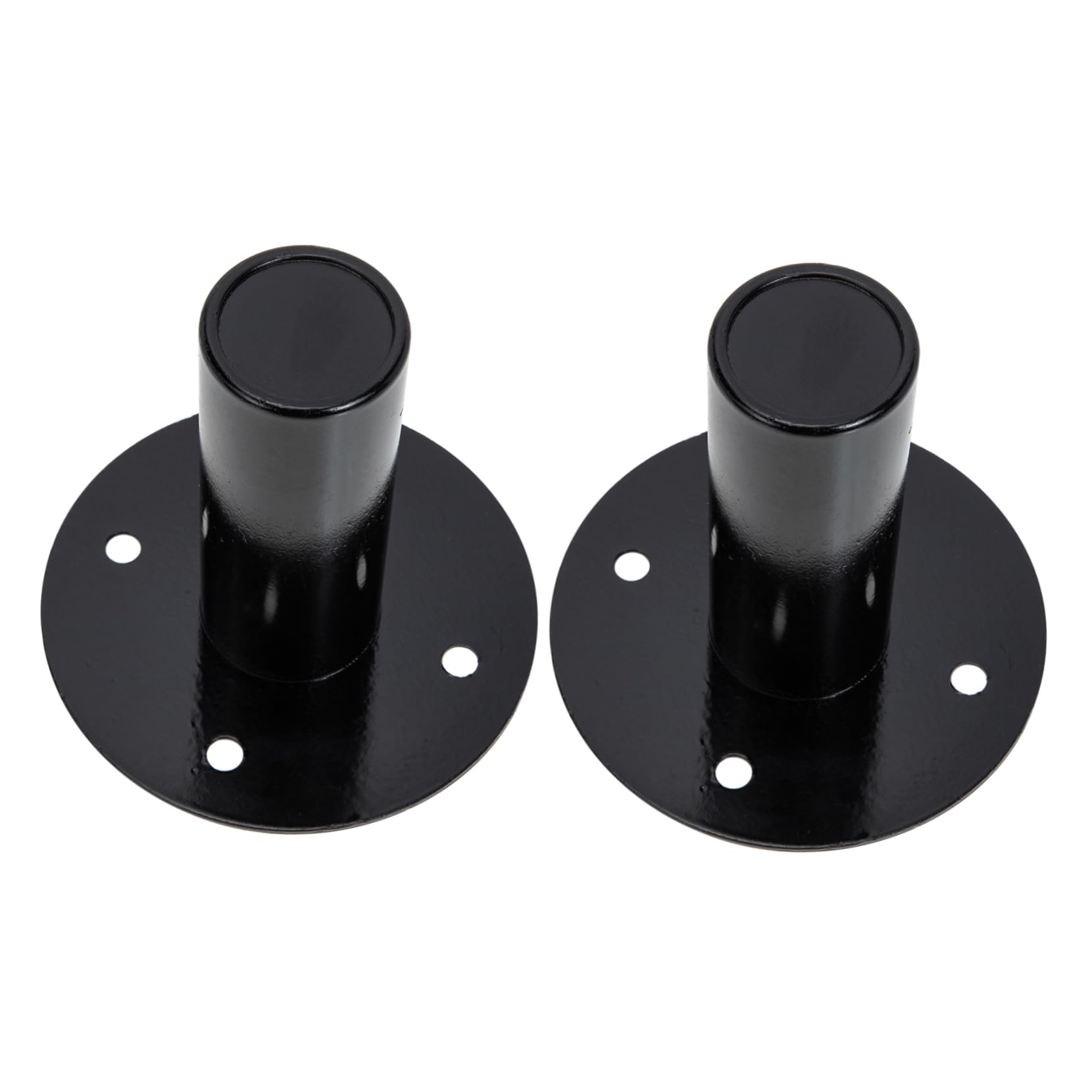Balacoo Metal Speaker Base Trays 2 Pcs Sturdy Speaker Support Stand for Home Theater Easy to Assemble