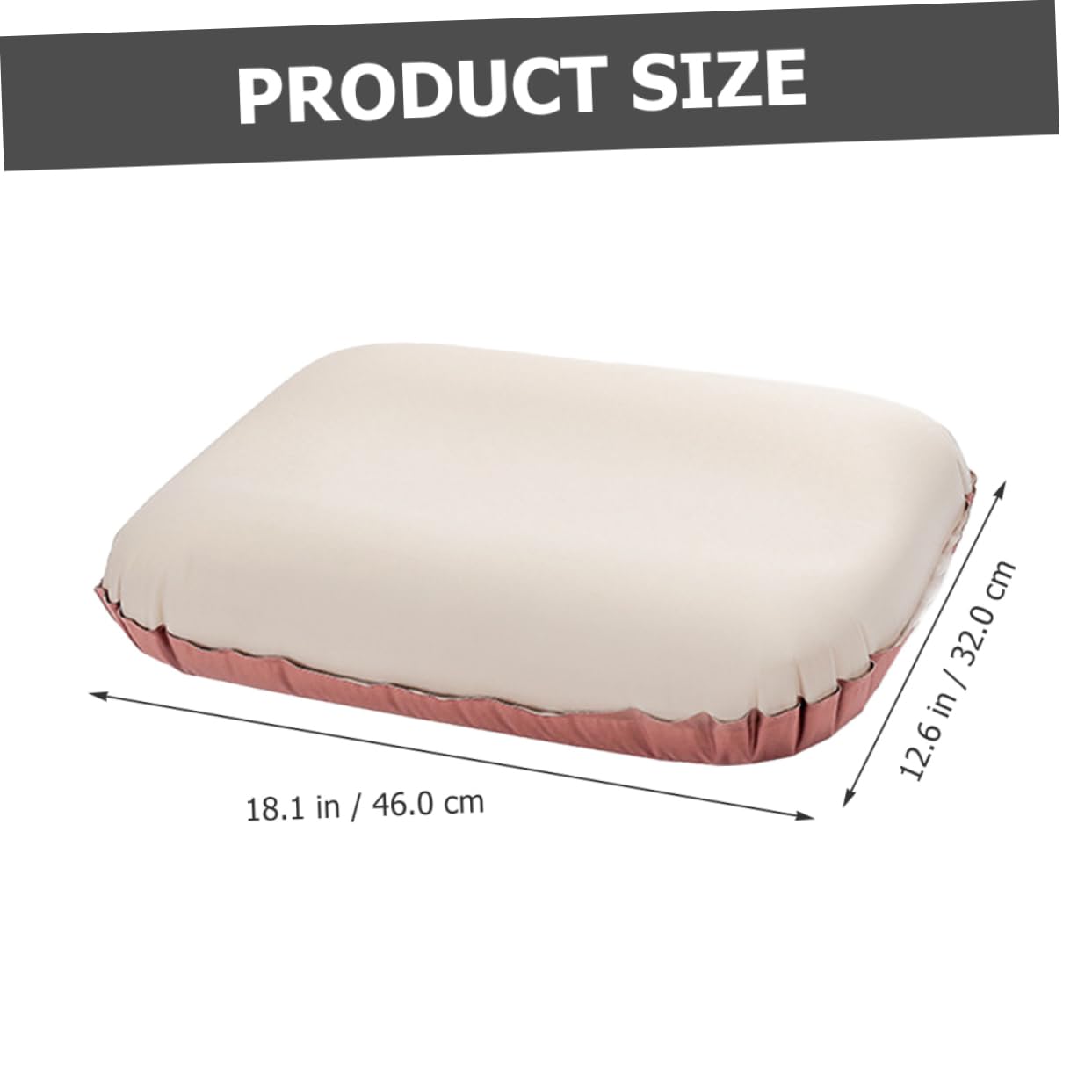 UPKOCH Cuscino Gonfiabile Ergonomico Per Campeggio Cuscino Da Viaggio Valvola Aerazione Facile Da Usare Supporto Delicato Per Testa e