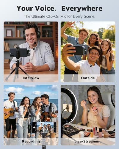 Professional Wireless Lavalier Mic Kit