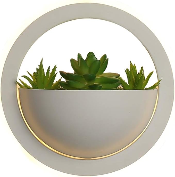 HNXNR HNXNR elegant Wandlamp slaapkamer bedlampje eenvoudige moderne groene planten woonkamer TV Achtergrond Wandlamp Bloem Indoor Decoratie Lamp Badkamer Dressing Tafellamp Mirror Front Lamp verlichtingsap