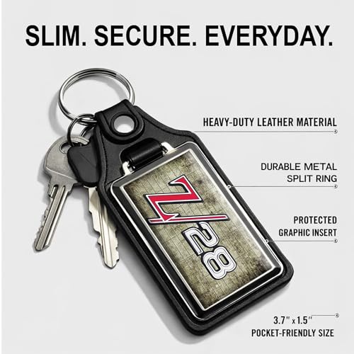 Image of Brotherhood Car Key Chain for Camaro - Classic Models Keychain for Men and Women Gift Key Ring