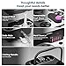Ranjova Collapsible Foot Spa Electric Rotary Massage, Foot Bath with Heat, Bubble,Temp Control, and 24 Motorized Shiatsu Massage Balls, Pedicure Foot Spa Tub for Stress Relief (Black)