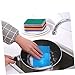Ipetboom 100pcs Dish Cleaning Sponges Bowl Scrubbers Long-Lasting Kitchen Cleaning Dishcloths Absorbent Soft for Dishes Random