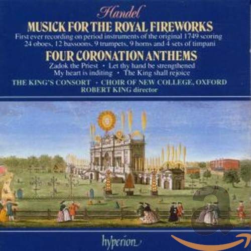 G.F. Handel: Four Coronation Anthems - Partition Chœur SATB Avec Accompagnement Orgue - Inclut Zadok The Priest