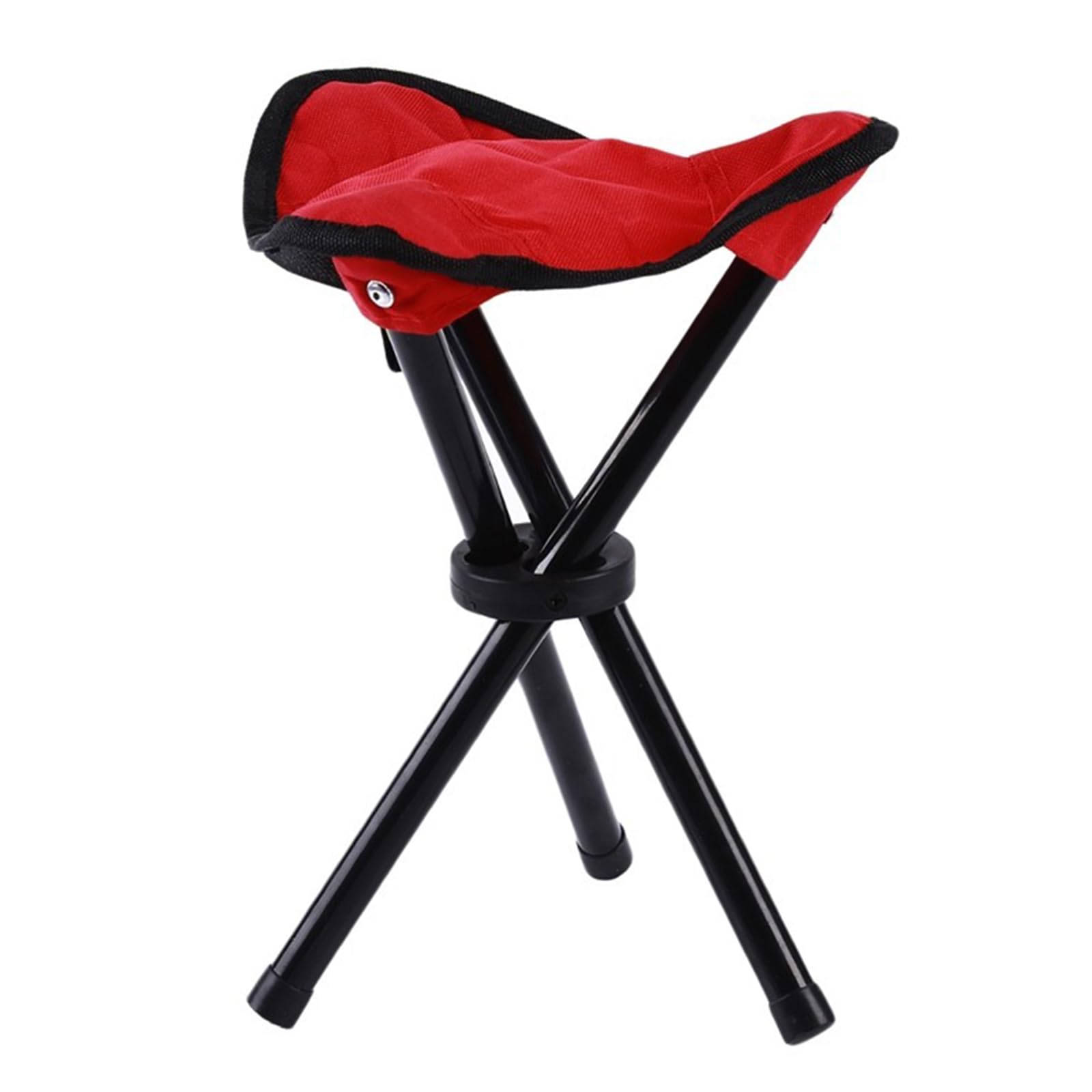 HUANGTNG Tripod Stool Portable Use Height 12in Foldable 3 Leg Chair for Hiking Camping Beach BBQ Travel Outdoor Activity