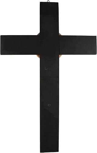 Miniatura 4 de DVDMATINEMOVIES - St. Benedict Polyester Crucifix Wall Cross Resin figure 14",24" Inches San Benito Cruz Religious home decor, gift, chruch,