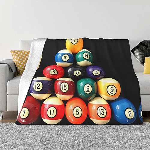 Couverture billard cadeau idéal grand plaid polaire chaud salon