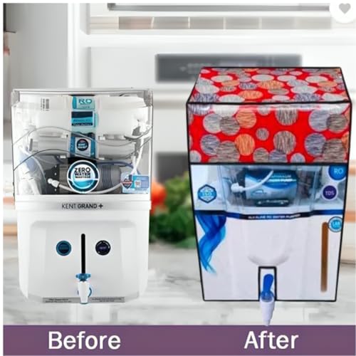 Image of KALRA MAGIC Water Purifier Cover for Kent RO / Kent Grand / Pulse Aqua - Dustproof Body Protector Cover | Multicolor Printed RO Cover (P-4)
