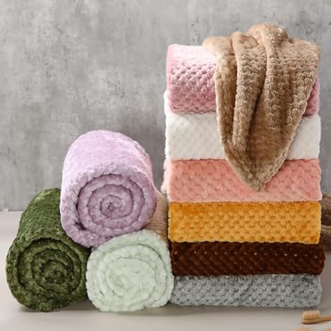 Peryiter 10-Piece Baby Fuzzy Blanket Set Cover
