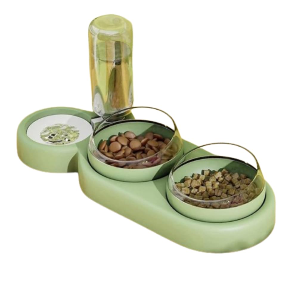 See full amazon price history chart for REMICH 3 in 1 Cat Food & Water Dispenser Bowls & 500ml Bottle – Double Pet Drinker Food Bowl Plastic – Automatic Water Bottle Feeders (Set of 1, Green) REMICH 3 in 1 Cat Food & Water Dispenser Bowls & 500ml Bottle – Double Pet Drinker Food Bowl Plastic – Automatic Water Bottle Feeders (Set of 1, Green) (B0CX89TVRL) Amazon Price History, Amazon Price Tracker