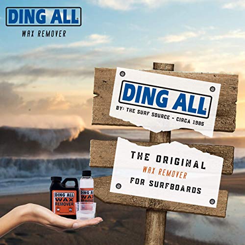 Ding All Scented Liquid Surfboard Wax Remover 8oz. for Effective and Easy Wax Removal - Thumbnail 2