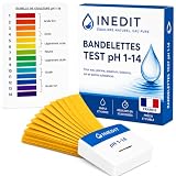 80 Bandelettes pH [Société Française] Bandelette ph   Test pH Acide/Base