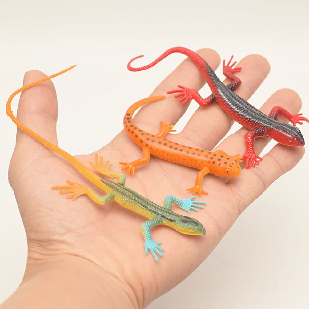 Amazon.co.jp: KJOET 12個の偽のトカゲのおもちゃ、本物そっくりの